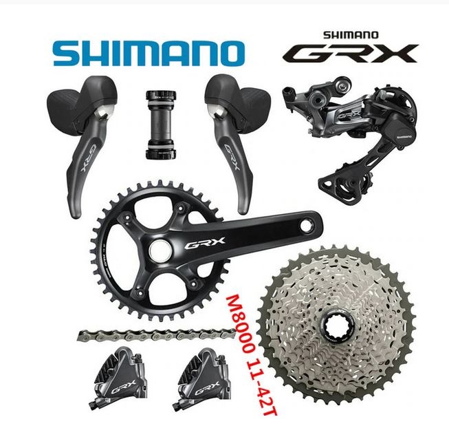 SHIMANO GRX RX810 Groupset 170 172.5 175mm 40 42T Crankset Shifter