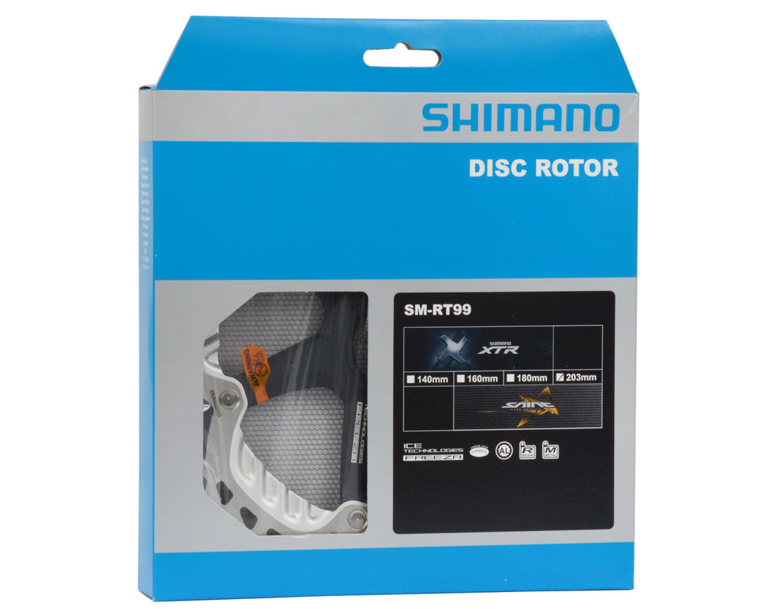 SHIMANOスパイラルX420M-TタイドリームT1 40-45 SHIMANO XTR / Saint Brake Disc SM-RT99 | 203 mm 180mm 160mm