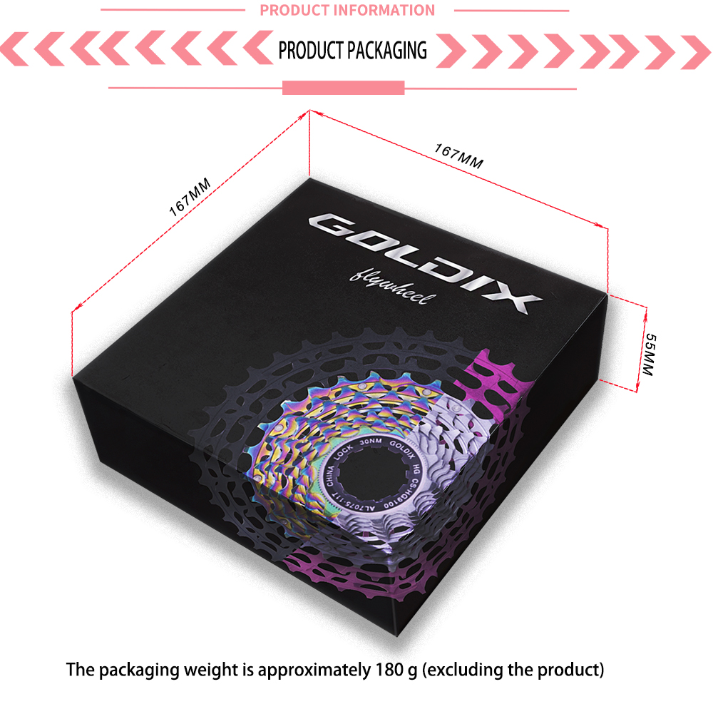 GOLDIX Ultralight Road Bike Pink Freewheel 11/12Speed 28-36T