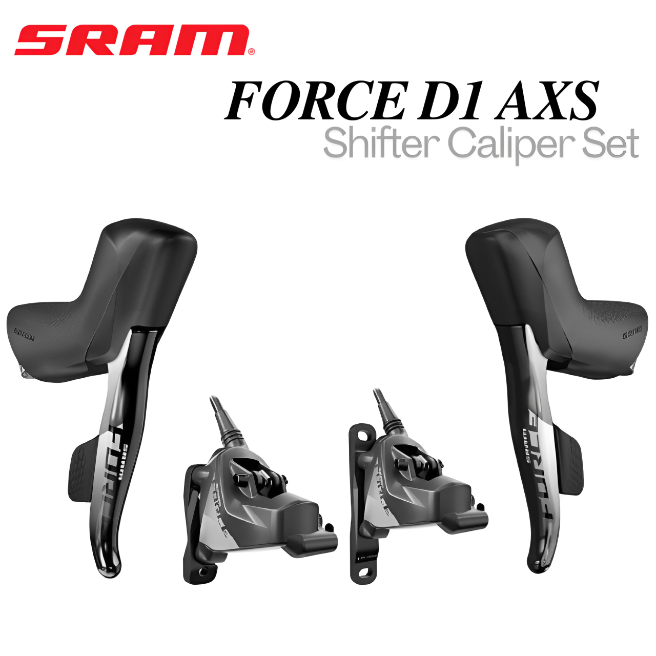 SRAM FORCE D1 Shifter With Caliper Set Disc Brake AXS 2x12 Flat