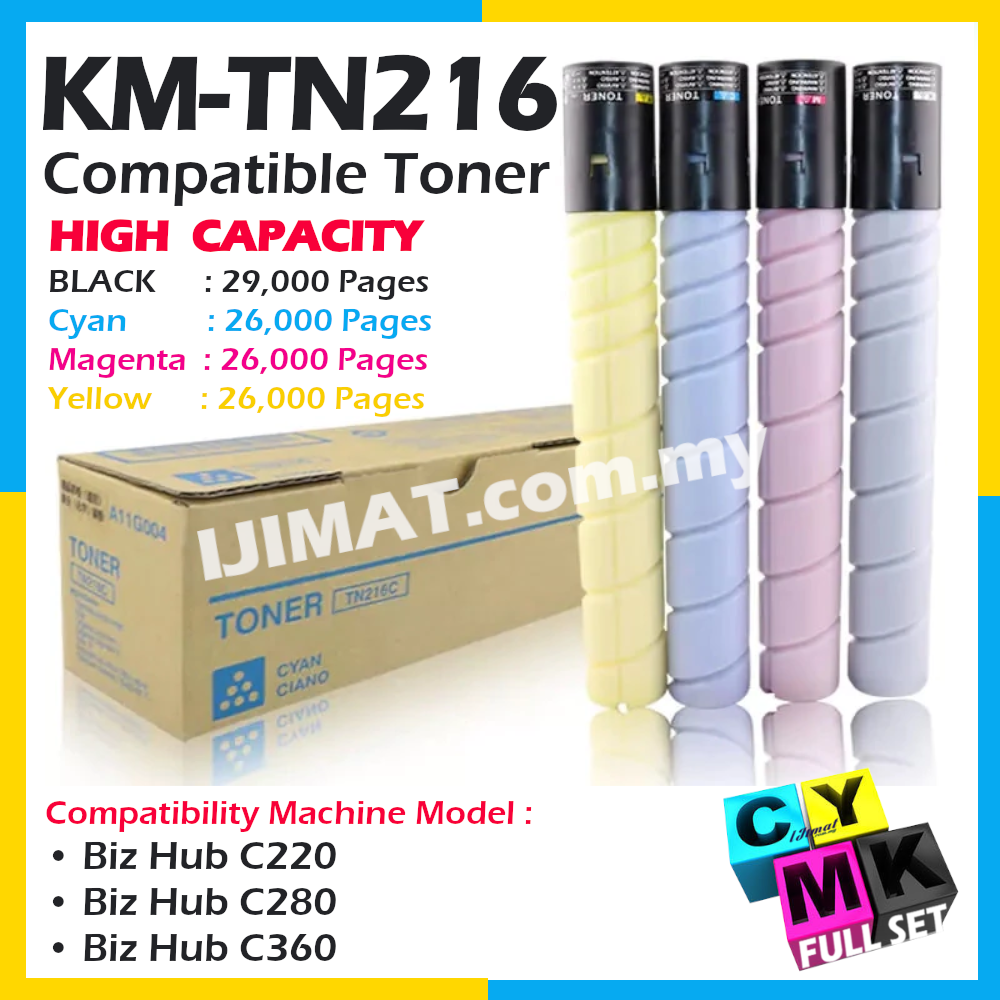 トナーカートリッジ TN-216C TN-216M TN-216 Y KONICA MINOLTA トナーTN216C TN216M TN216Y 【公式通販】