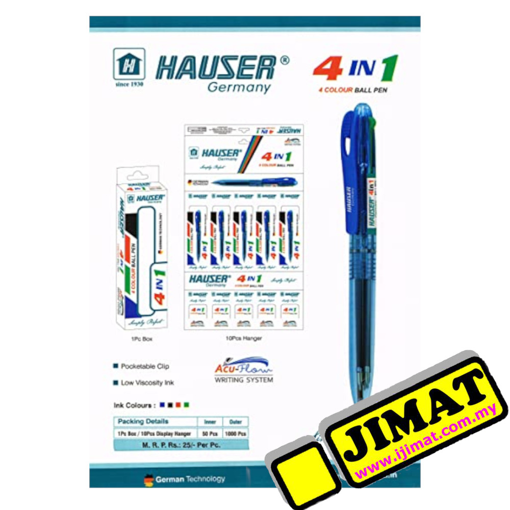 Iconiq Hauser Active Gel Pen Refills Plastic Blue Hot Hauser