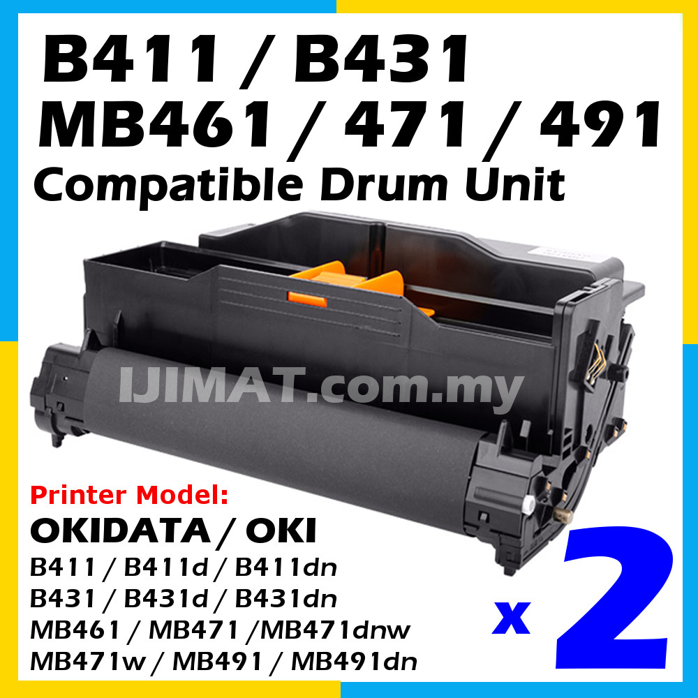 OKI Compatible Drum Unit OKI B431 / B411 / B411d / B411dn / B431d
