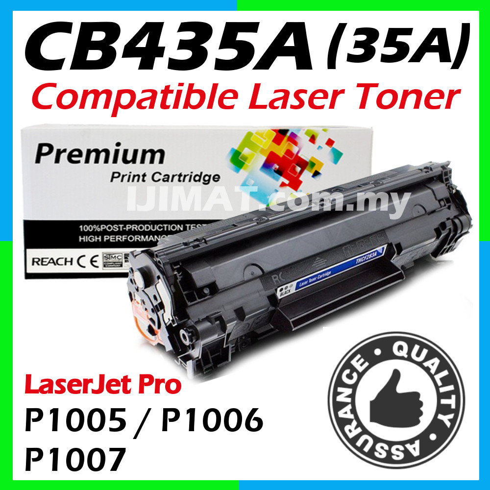 TONER EXPERTE Pack de 2 Compatibles CB435A 35A Cartuchos de Tóner Láser para HP Laserjet P1005, P1006, P1007, P1008, P1009, Canon LBP-3010, LBP-3018, LBP-3050, LBP-3100, LBP-3108, LBP-3150