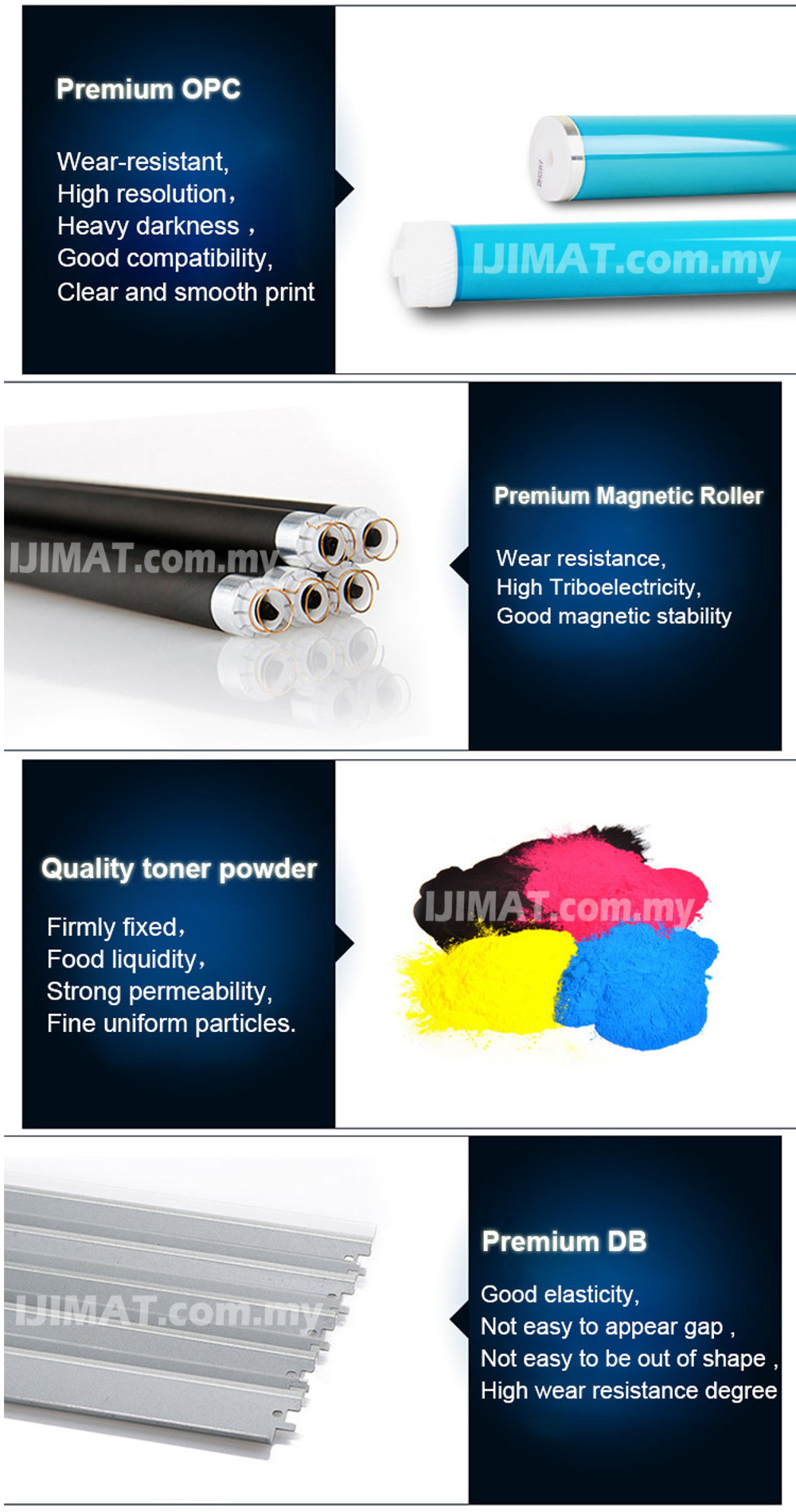 B/C/M/Y) Canon 331 / Cartridge 331 / CRG 331 Compatible Laser