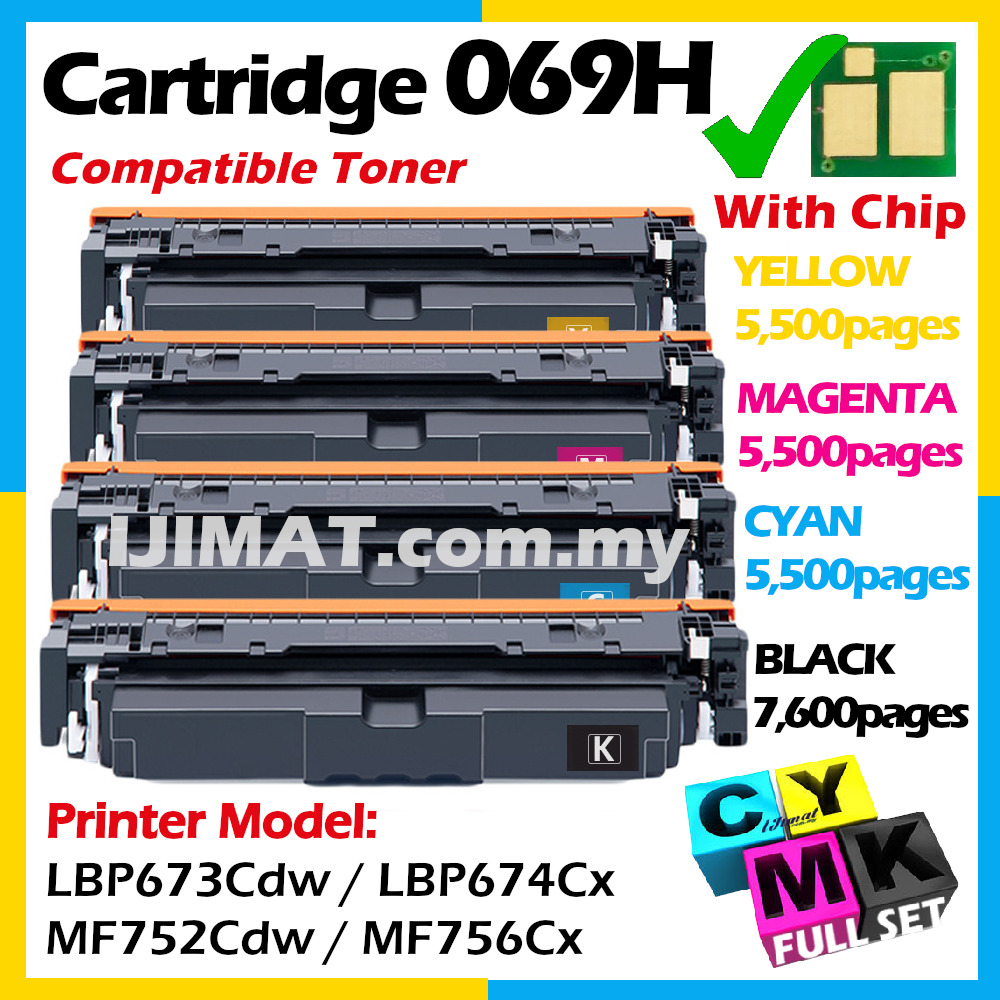 FULL SET Compatible Color Laser Toner Cartridge Canon Cartridge