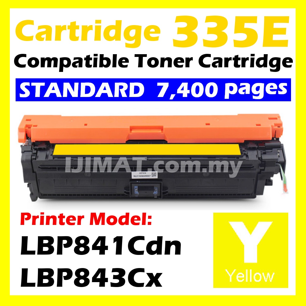 BLACK / CYAN / MAGENTA / YELLOW Compatible to Canon Cartridge 335
