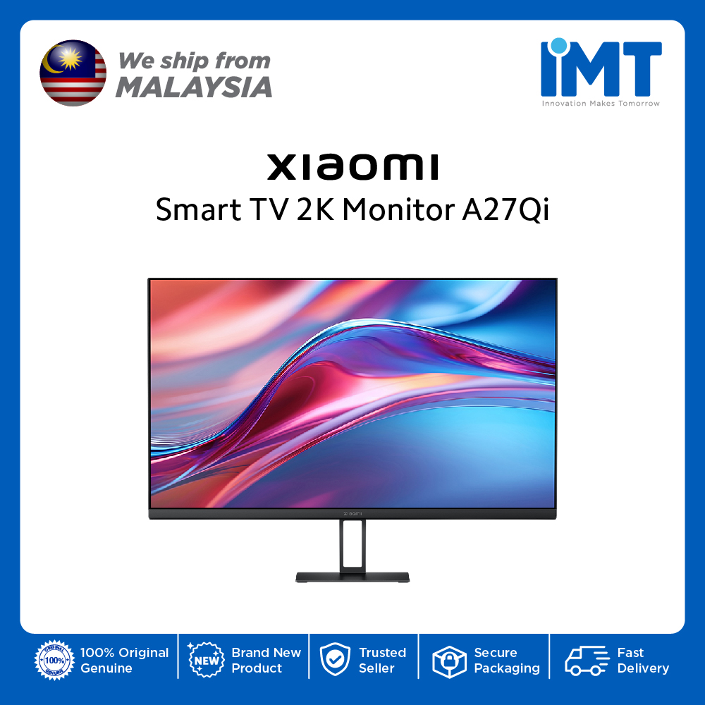 Xiaomi 2K Monitor A27Qi | 3 Year Official Warranty | 100Hz Refresh Rate | 2K QHD Picture Quality