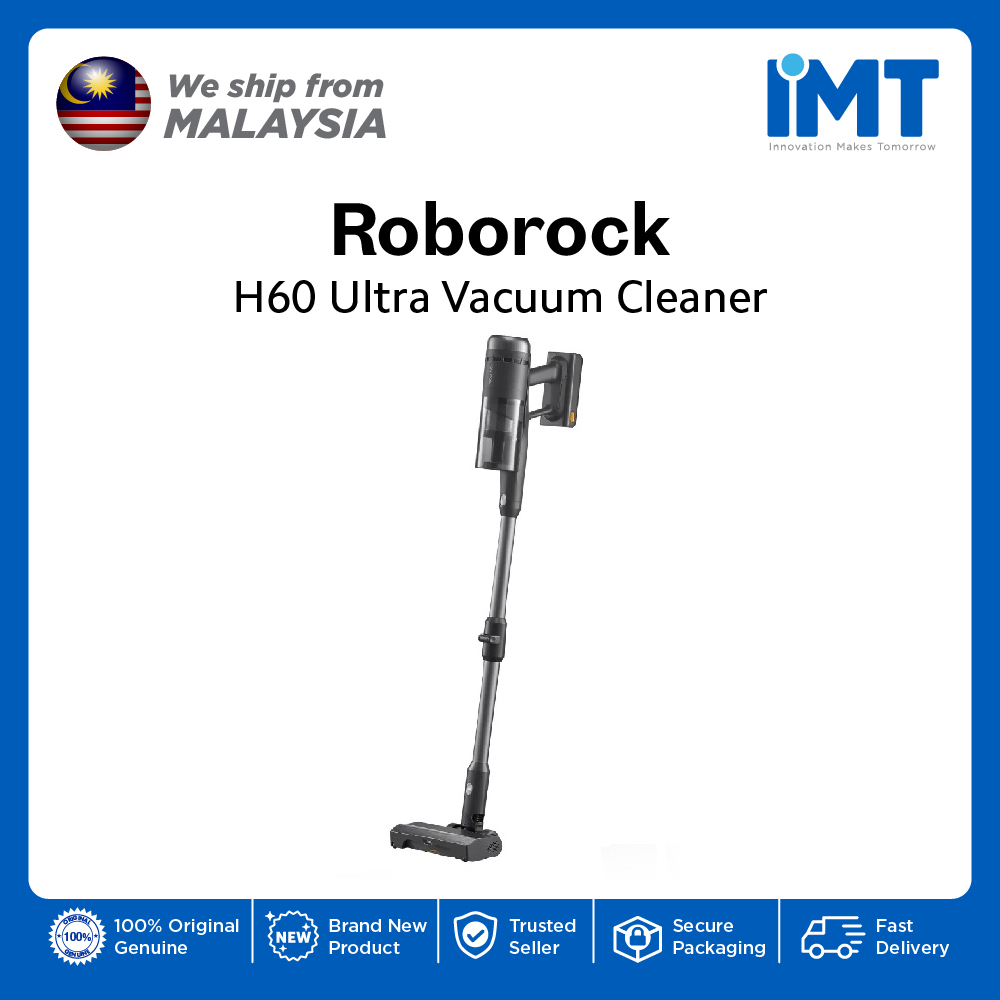 Roborock H60 Ultra Vacuum Cleaner | 210AW Suction Power | 140° Centered Green Light Detection