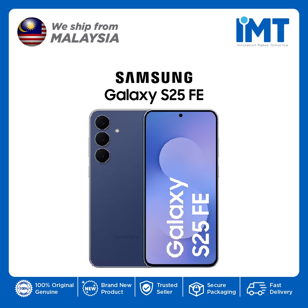 Samsung Galaxy S25 FE Smartphone | Exynos 2400 | 6.7" Dynamic AMOLED 2X | Triple Rear Camera 50MP