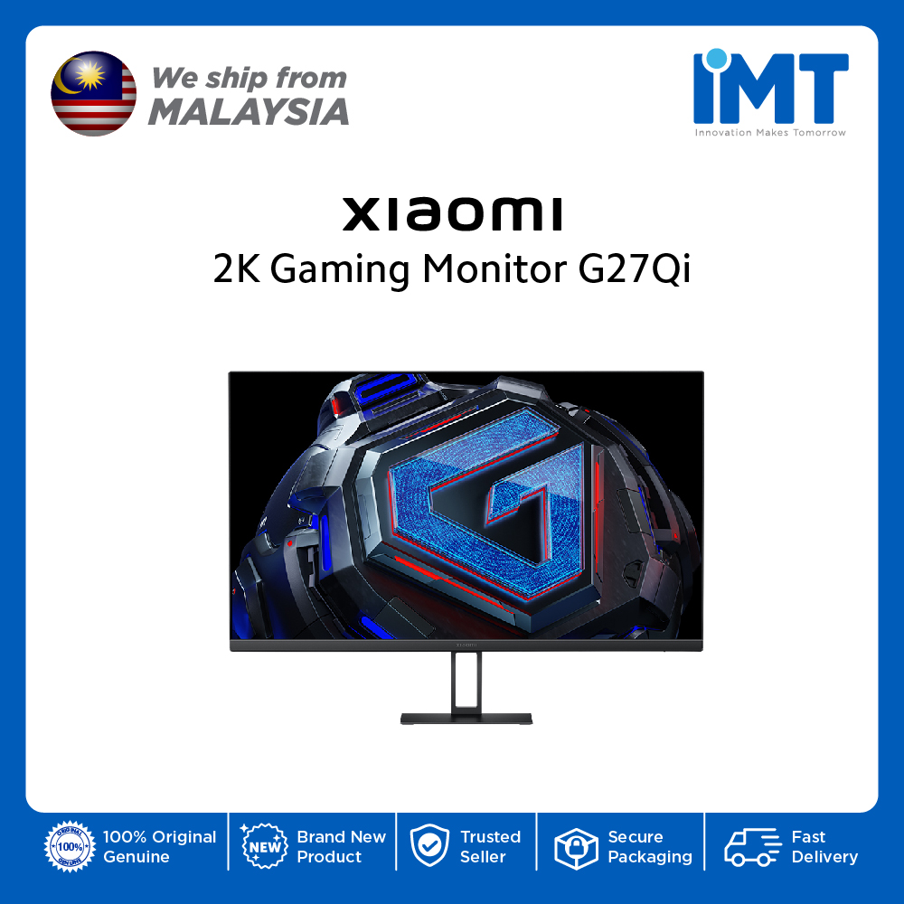 Xiaomi 2K Gaming Monitor G27Qi | 3 Years Official Warranty | 180Hz High Refresh Rate | 27" Fast LCD