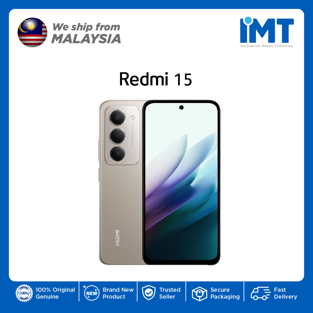 Xiaomi Redmi 15 Smartphone | Qualcomm Snapdragon 685 | 6.9" IPS LCD Display | 7000mAh Battery