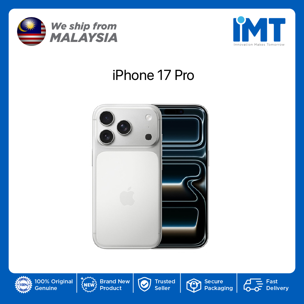 Apple iPhone 17 Pro Smartphone | Apple A19 Pro | 6.3 inches Super Retina XDR OLED | 48MP Camera