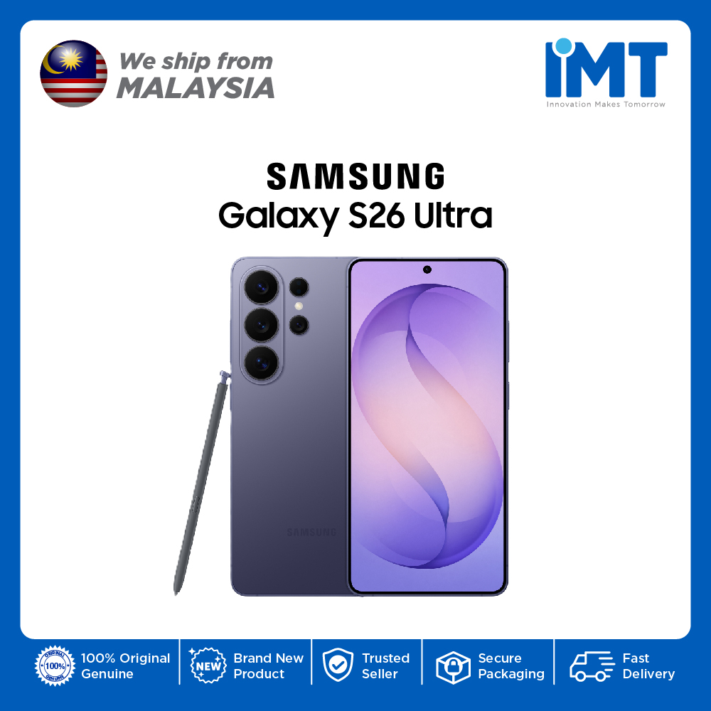 Samsung Galaxy S26 Ultra 5G Smartphone | Snapdragon 8 Elite Gen 5 | 6.9" AMOLED Display | 200MP Quad