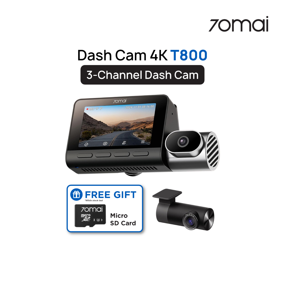 70mai Dash Cam 4K T800 | Itronic Mobile Trading Sdn Bhd