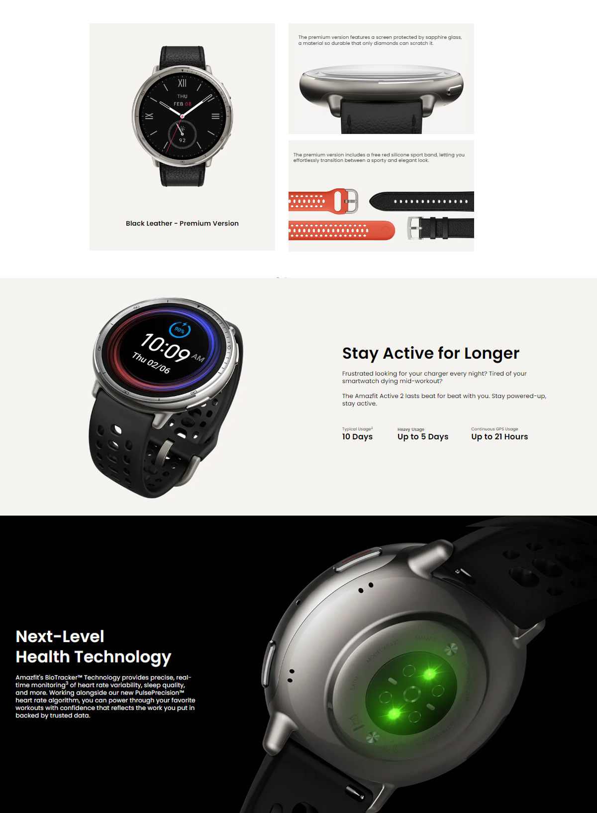 Amazfit Active 2 Round Smartwatch | Itronic Mobile Trading Sdn Bhd