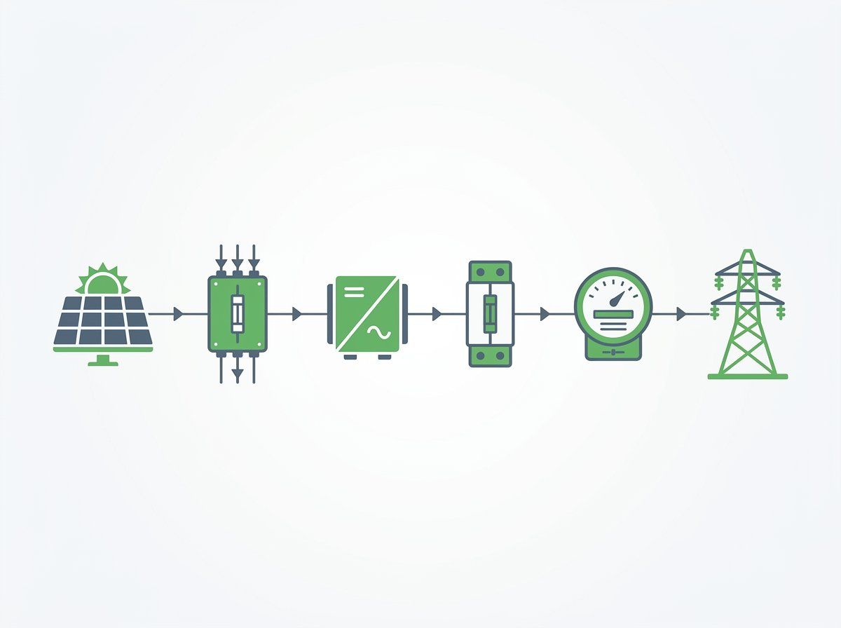 Commissioning test of a commercial solar system with calibrated instruments before TNB energization