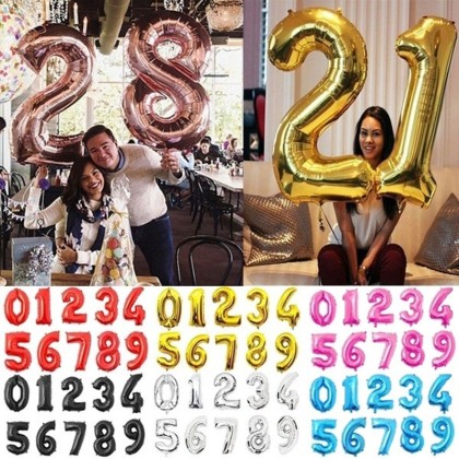 Number Balloon | ISALES Party Balloon Flower and Gift - Creating ...