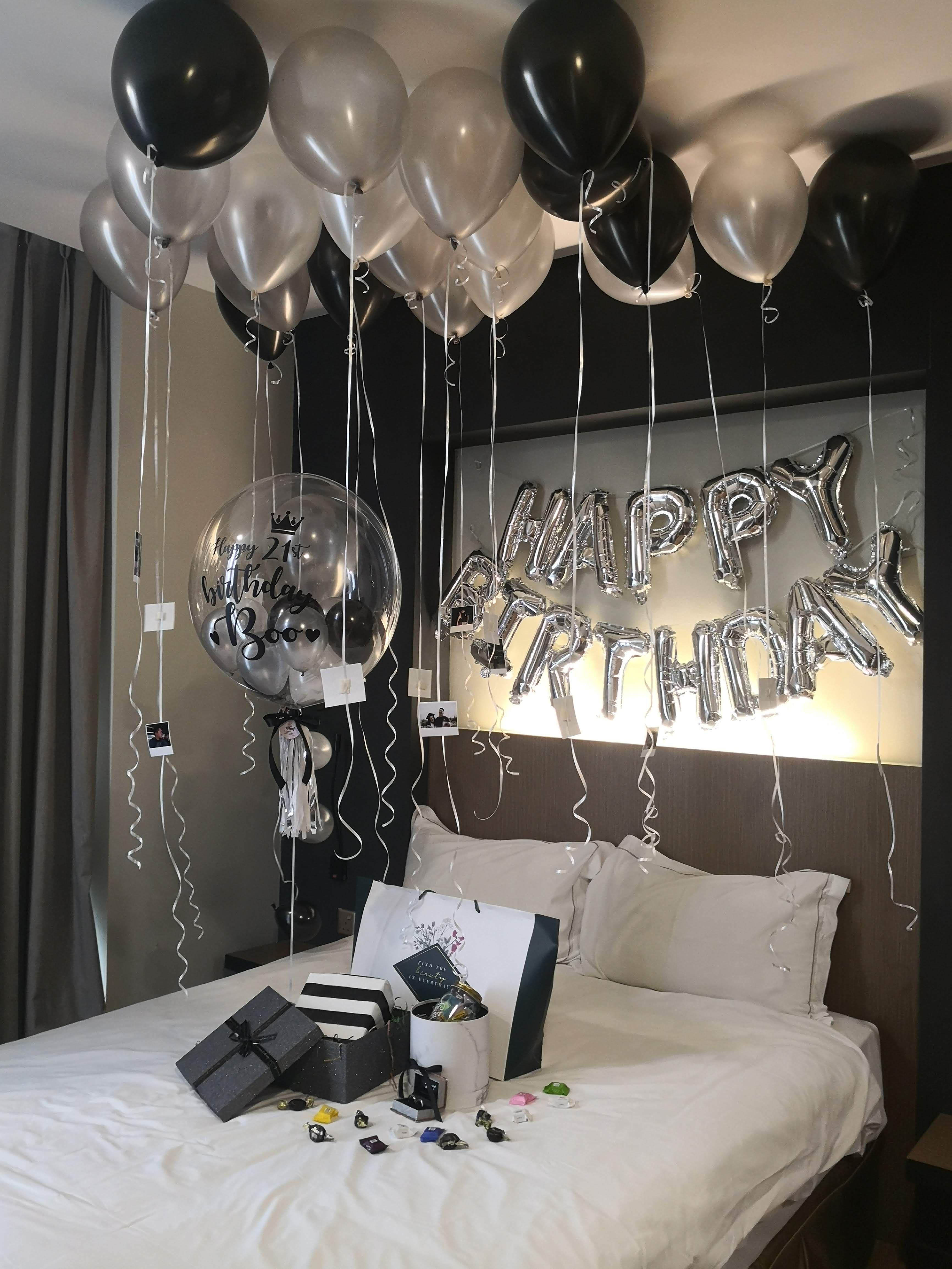 hotel surprise your partner in bed