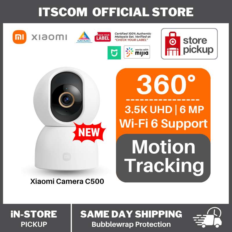 Xiaomi Smart CCTV Camera C201 / C302 / C500 / C701 HD Resolution Night Vision AI Human Detection