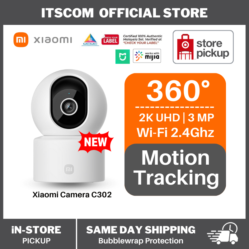 Xiaomi Smart CCTV Camera C201 / C302 / C400 / C701 HD Resolution Night Vision AI Human Detection