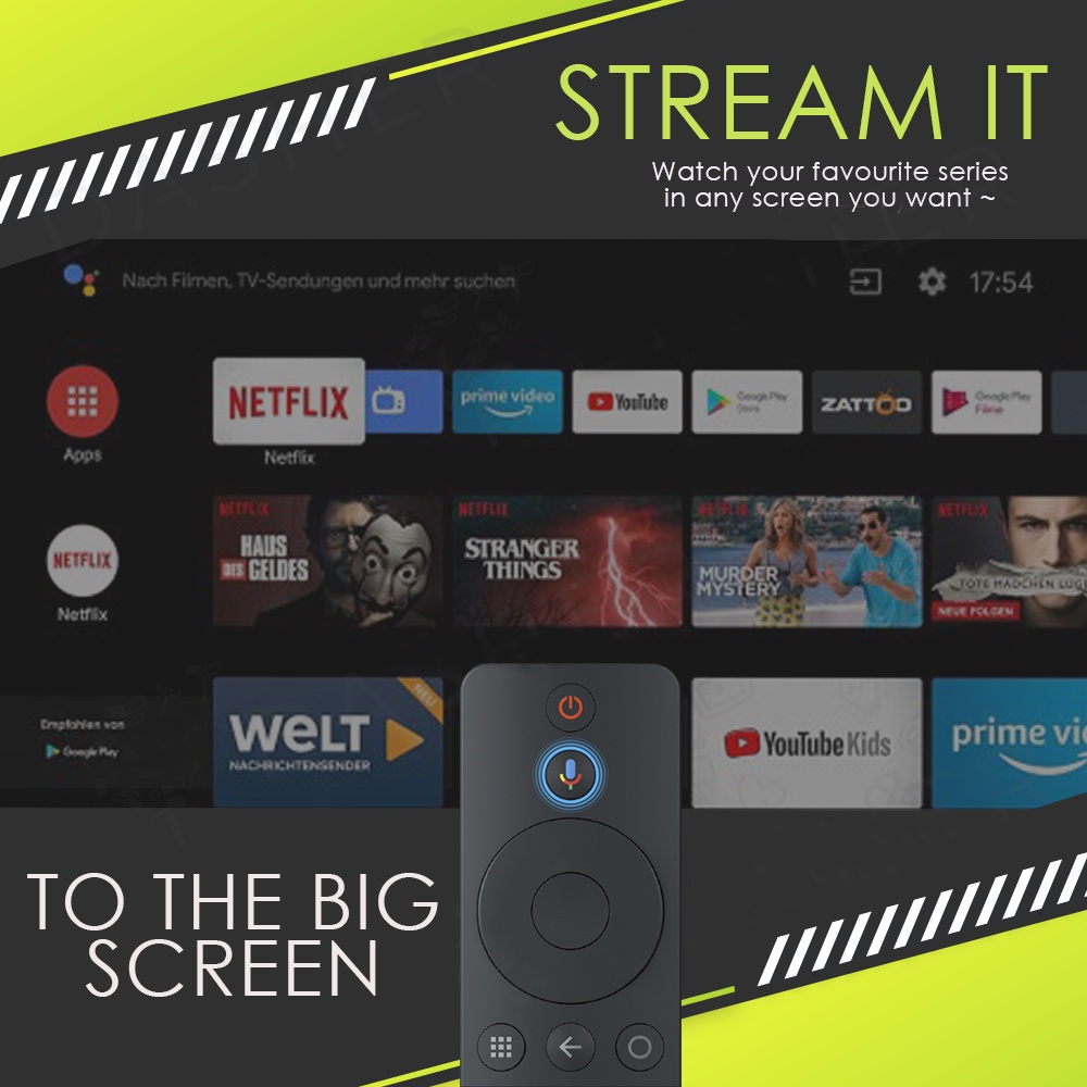 Xiaomi Mi TV Stick 4K – Android TV 11, 2GB RAM, 8GB, Wi-Fi, Netflix, Telecomando Vocale