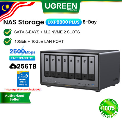 UGREEN NASync DXP8800 Plus 256TB NAS Cloud Data File Storage