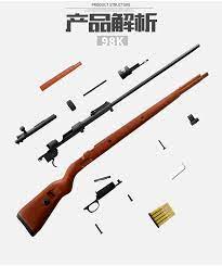 JieYing Kar 98k Spring Pull Solid Sniper Gel Blaster | Jin Blaster