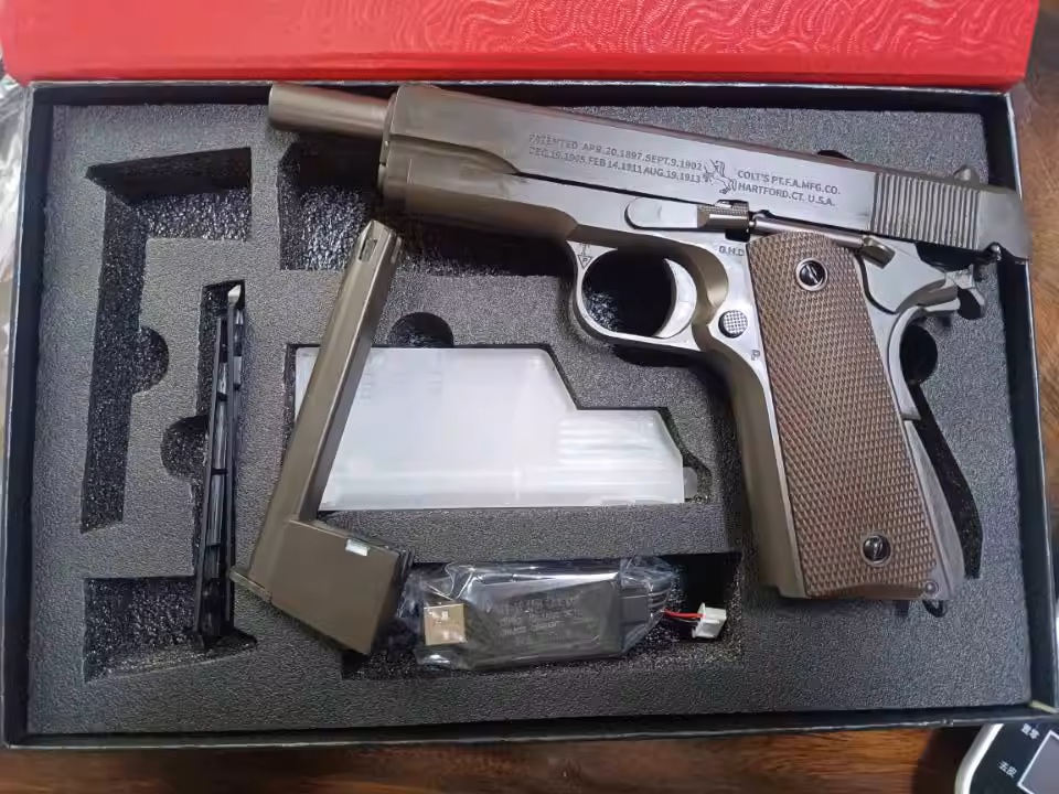 金箔 KB 1911 Full Metal body Pistol Series Electric Gel