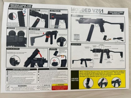 🔥 GQH × YH Skorpion VZ.61 Tactical SMG Gel Blaster – Compact CQB