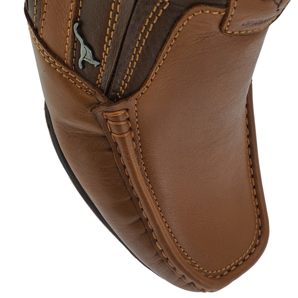 KANGAROO Original Men Casual Genuine Leather Slip On - Brown 9968