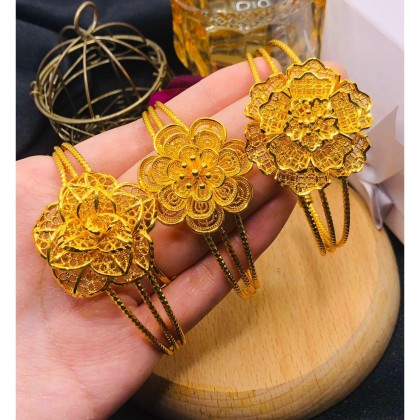 Bangle Bunga Kerawang Dubai for Female | Kanifah PLT