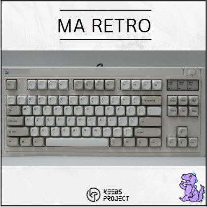 [Ready Stock] Retro Keycaps MA Profile Full Set MX Switch Mechanical ...
