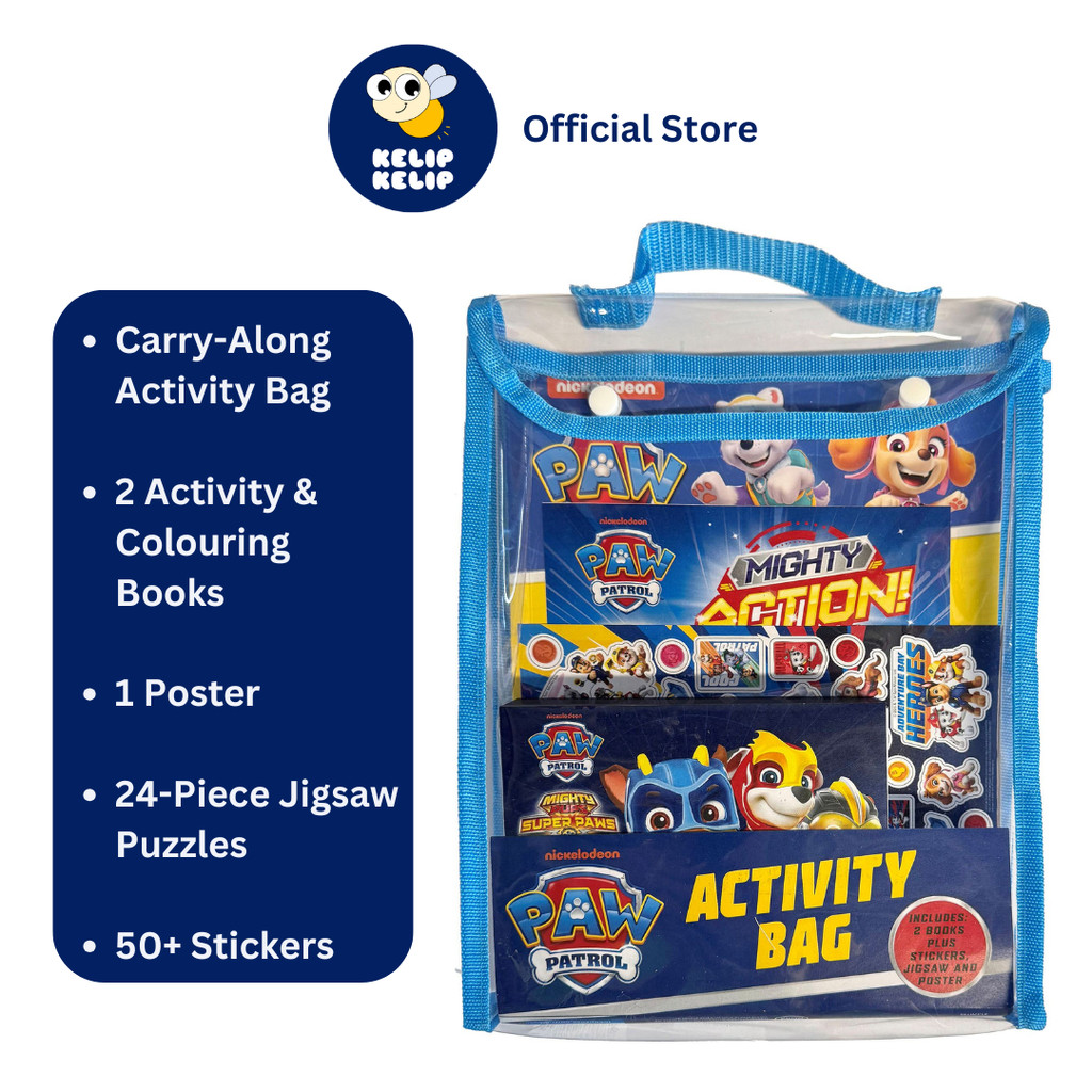 Paw Patrol Activity Book Gift Bag For Kids with Books Stickers