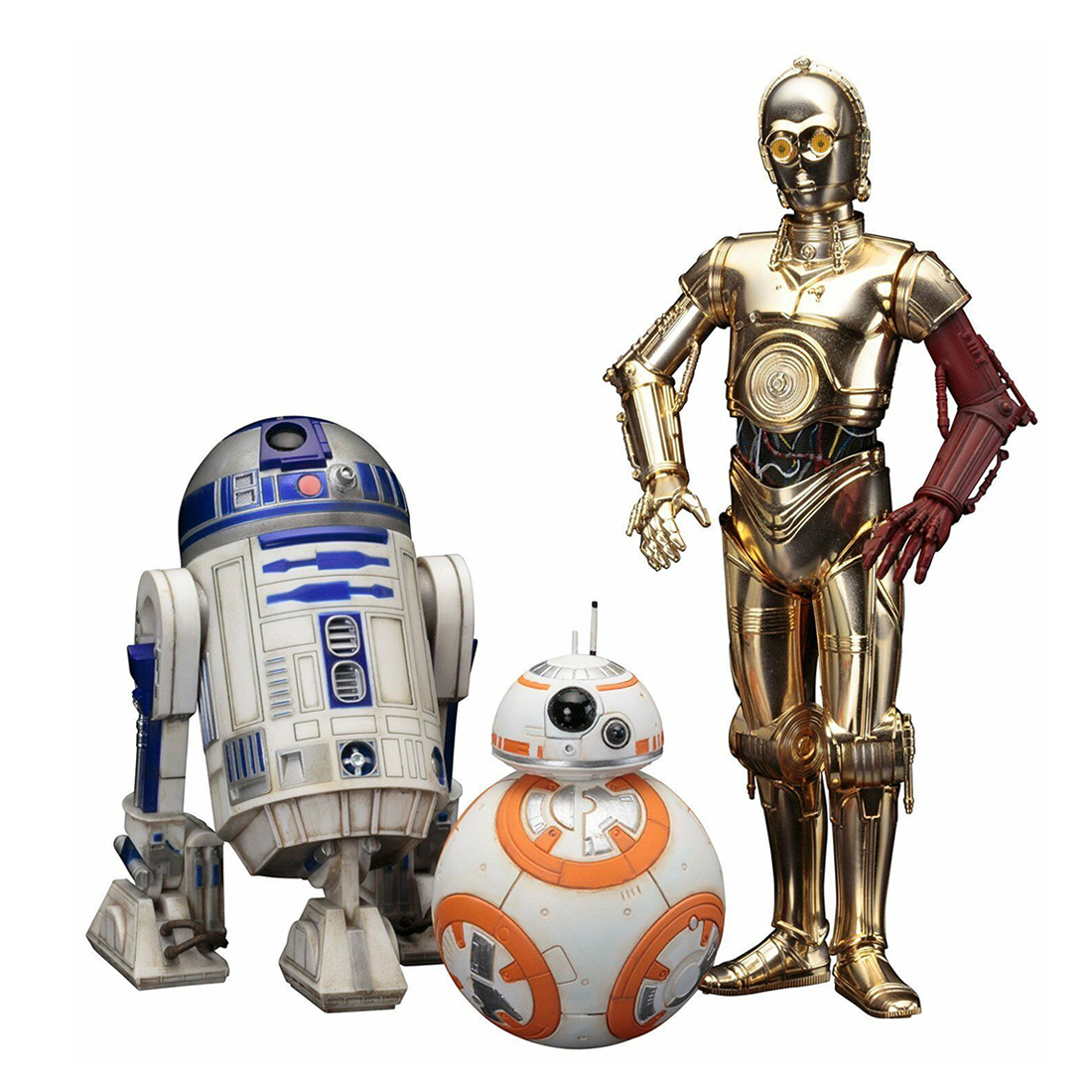 Disney Star Wars C3PO & R2D2 With BB-8 ArtFX+ Statue