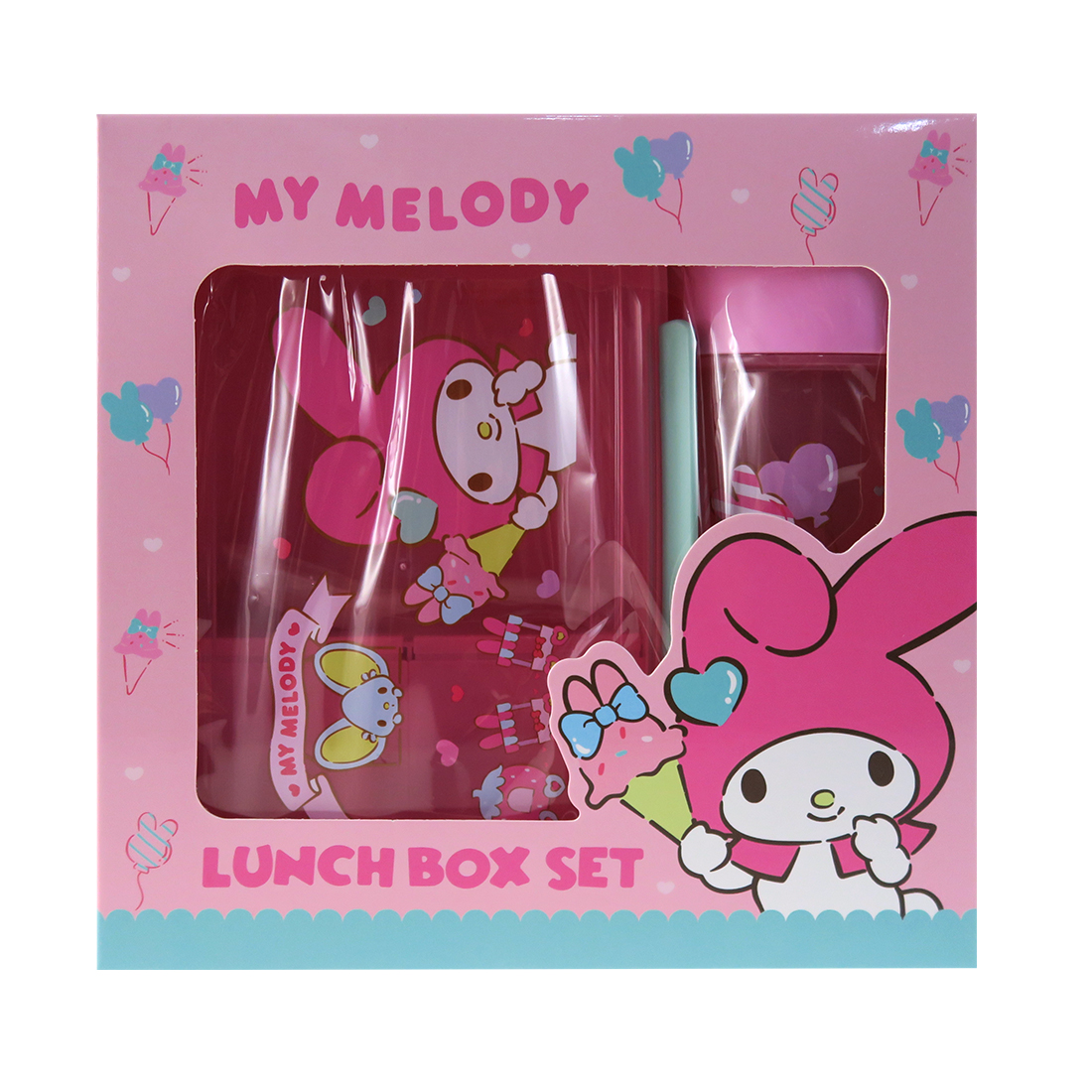 My Melody Cute Lunch Box Set (8954) | Kidstore