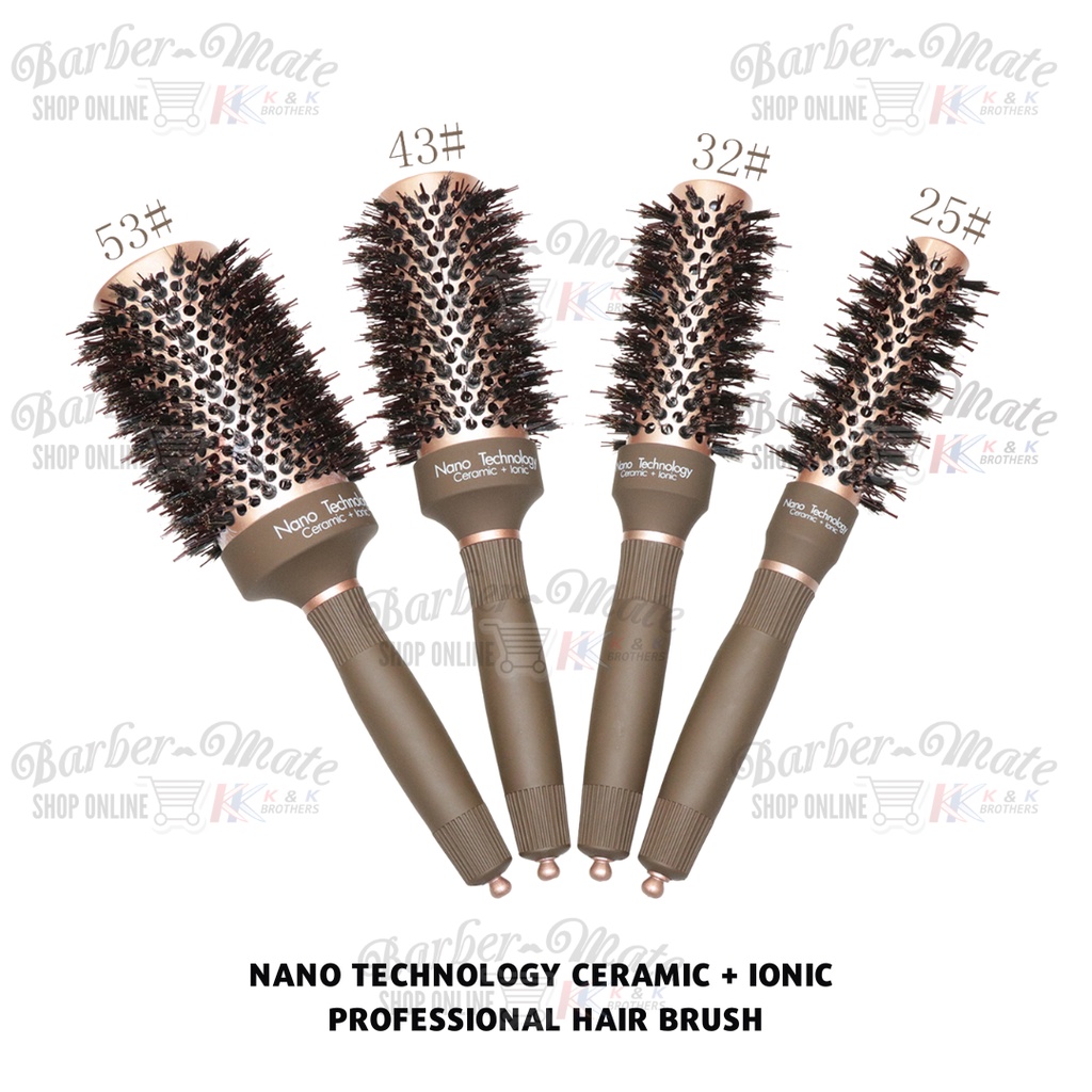 NANO TECH CERAMIC IONIC PROFESSIONAL STYLING BRUSH - Technical View