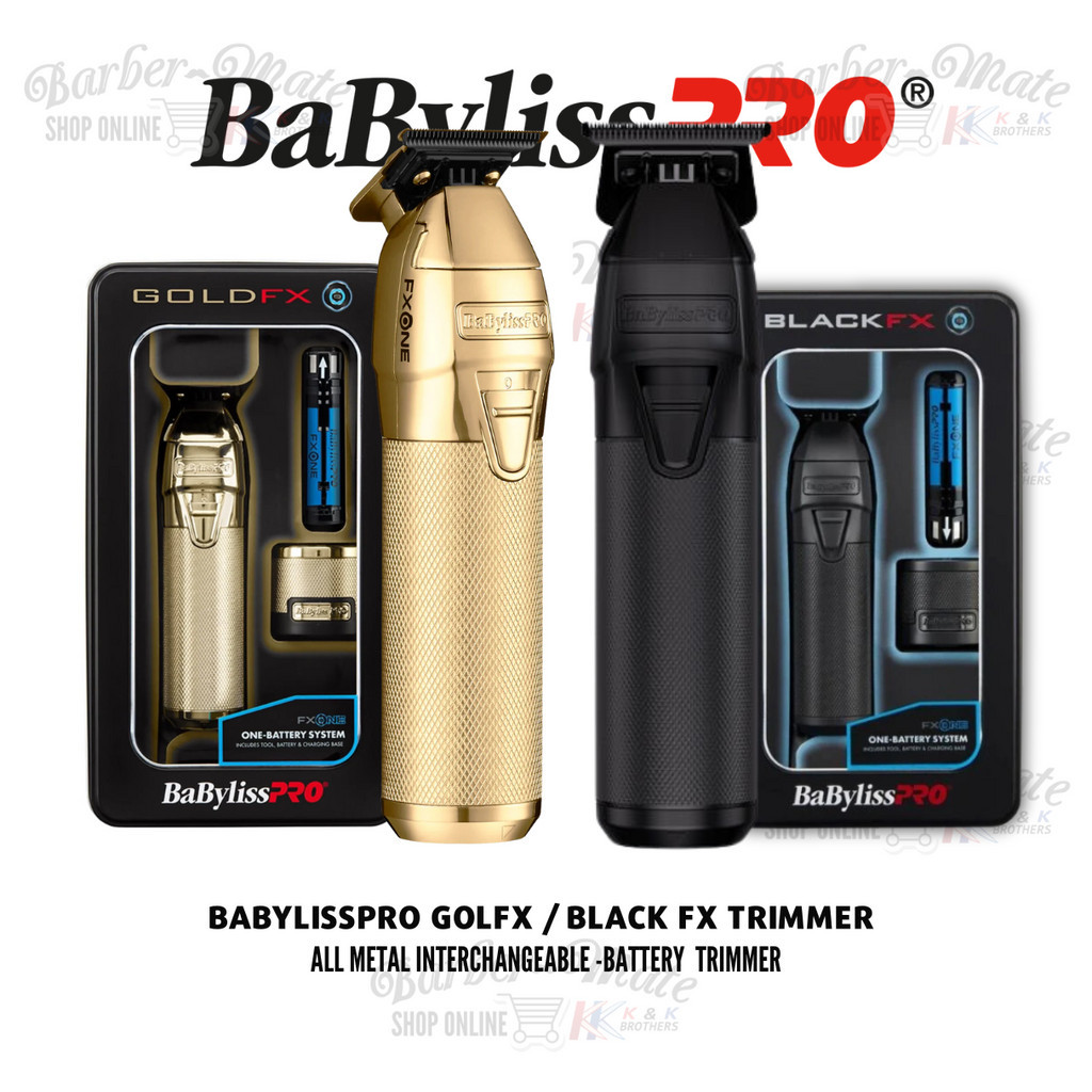 Gold Fx Babyliss Pro Skeleton Trimmer Black Black Blade Babyliss