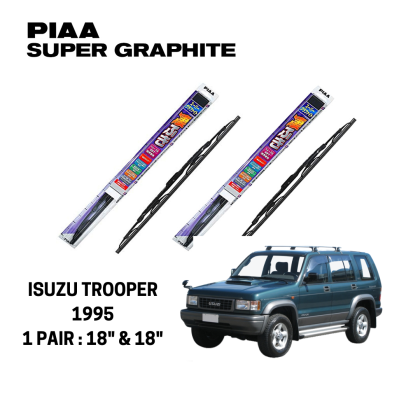 PIAA Super Graphite Tournament Wiper For Isuzu Trooper 1995 (18