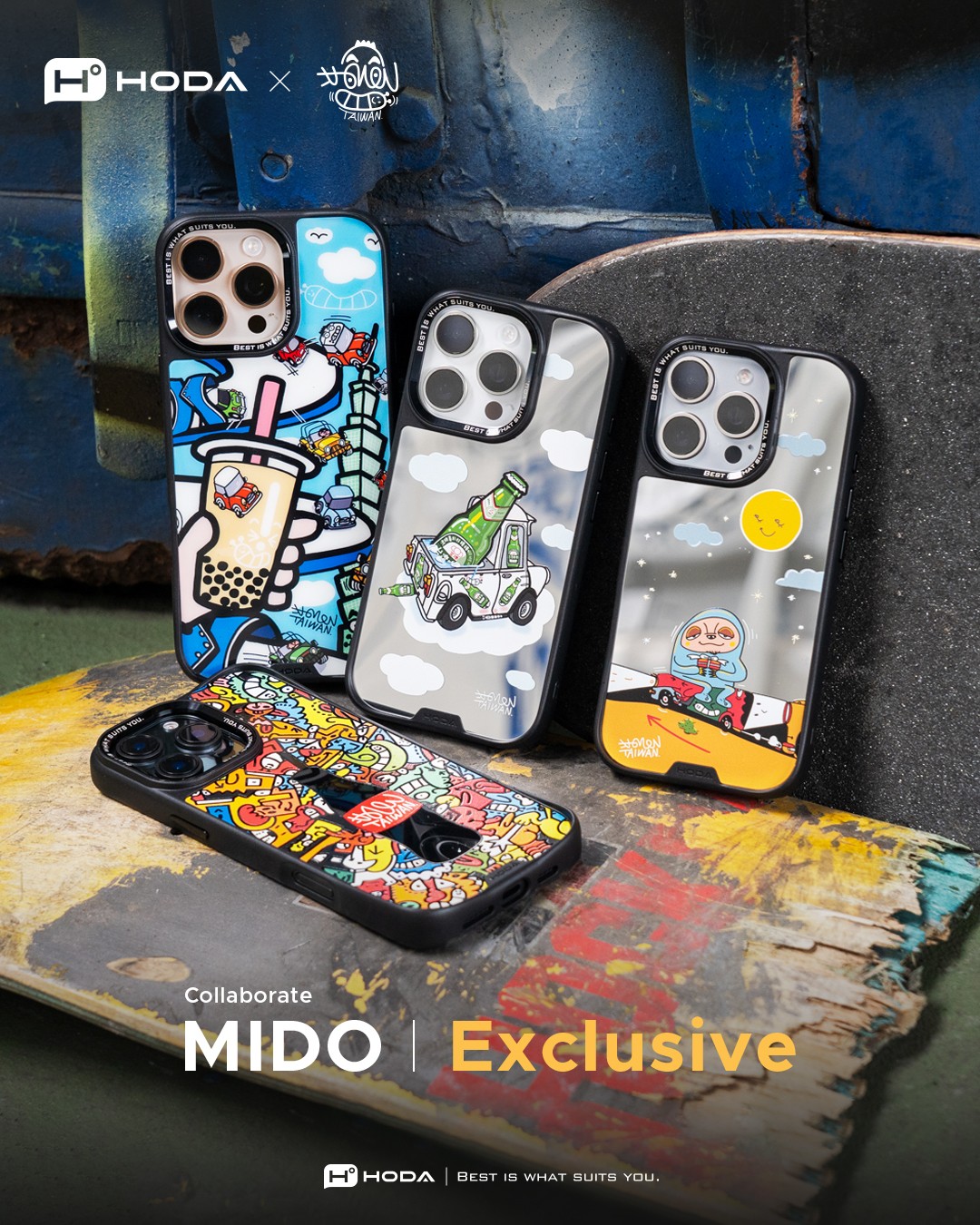 Hoda Mido Series Diverse Case with Magnet Military Standard for iPhone ...