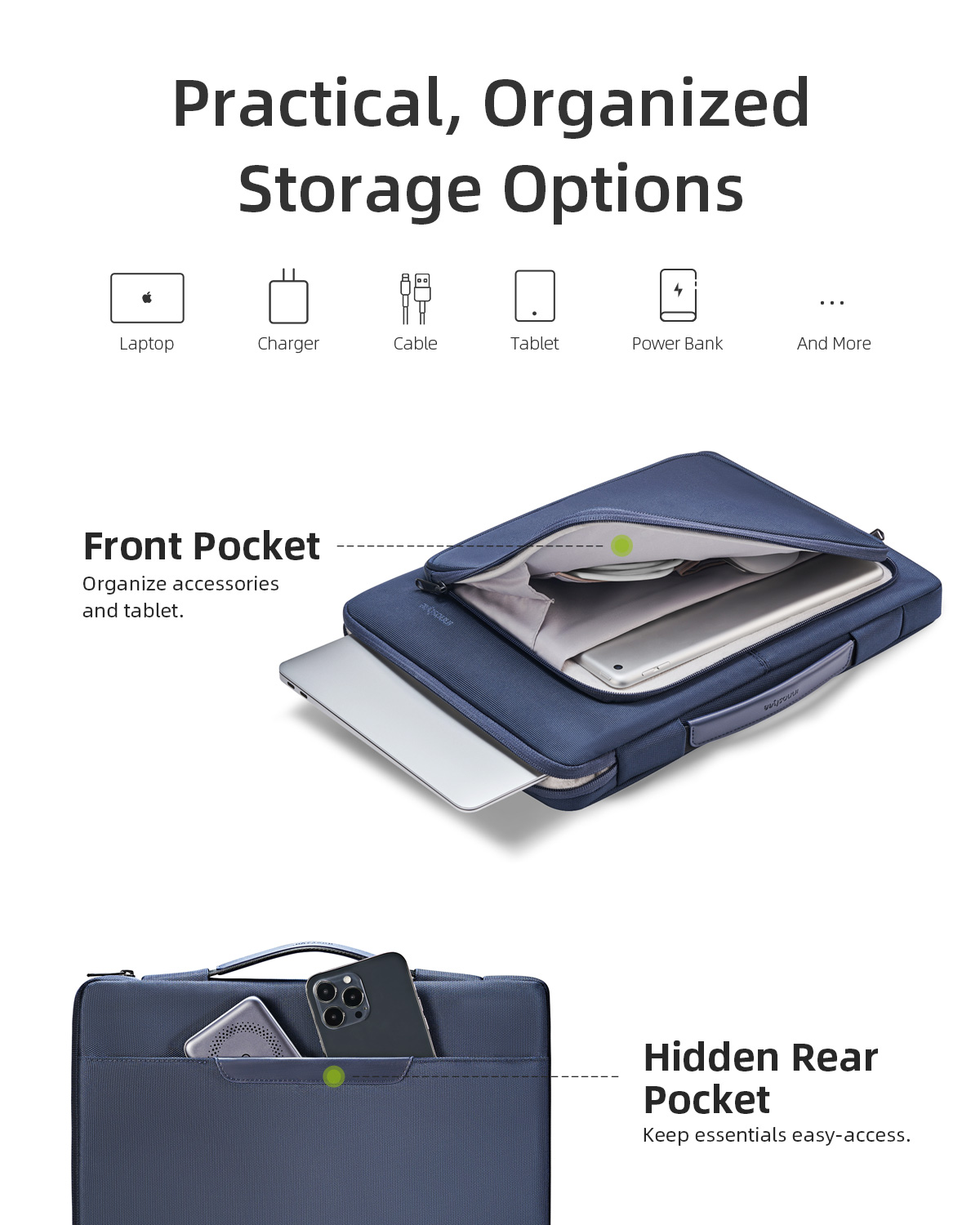 InnoStyle OmniProtect Carrying Sleeve with Shoulder Strap KUAT