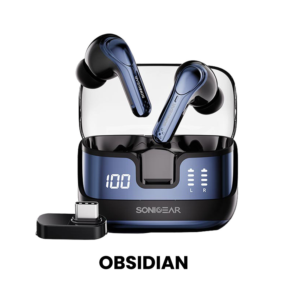 SonicGear EarPump XP2 ANC TWS Dual Wireless 60Ms Bluetooth Earbuds