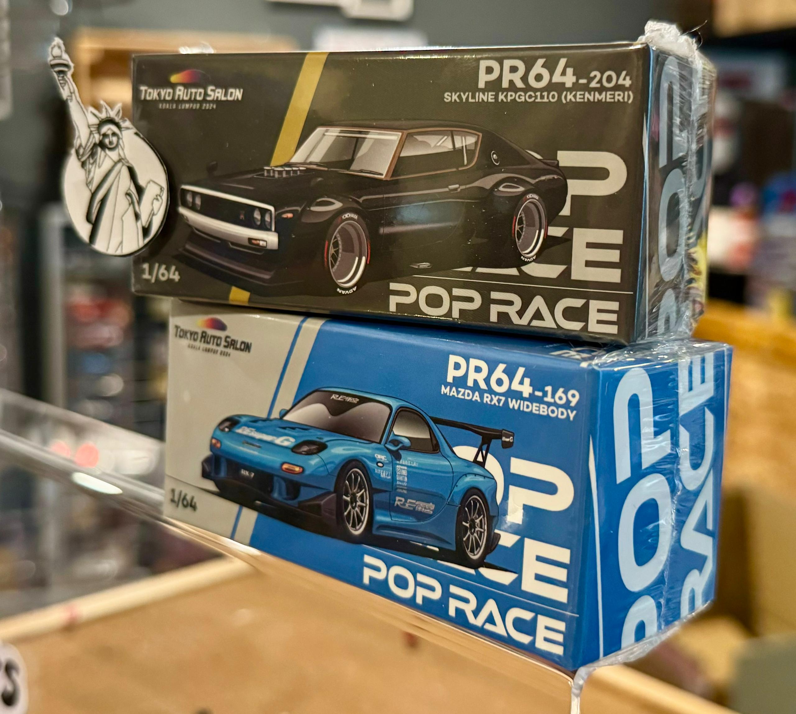 Pop Race TASKL Exclusive Mazda RX7 RE Amemiya Widebody #PR640169