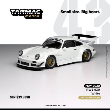 Tarmac Works Asia Special Edition RWB 930 #T43013WH White (1