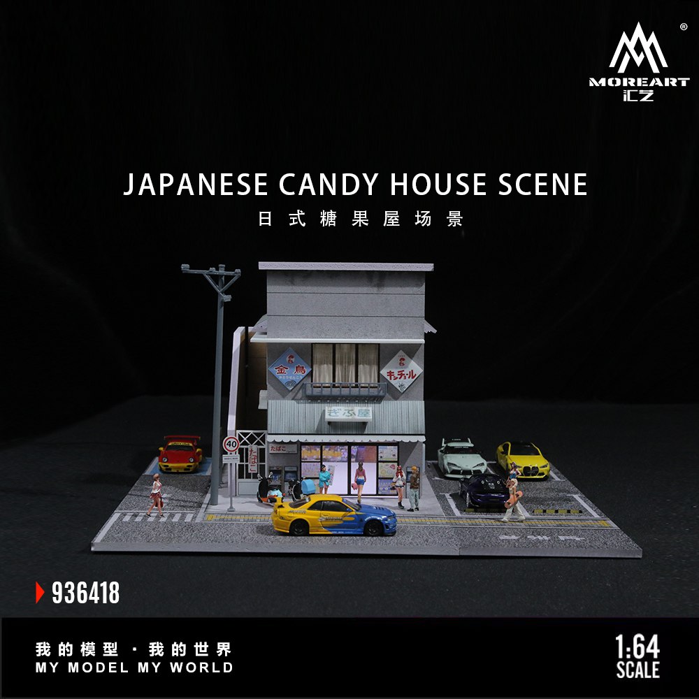 Moreart Diorama Diorama Japanese Candy House #MRA64DIOMO936418 (1