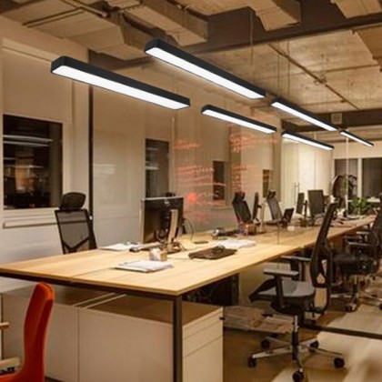 Office Linear Light LED Office Pendant Light Lamp T8 LED Tube Fixtures ...