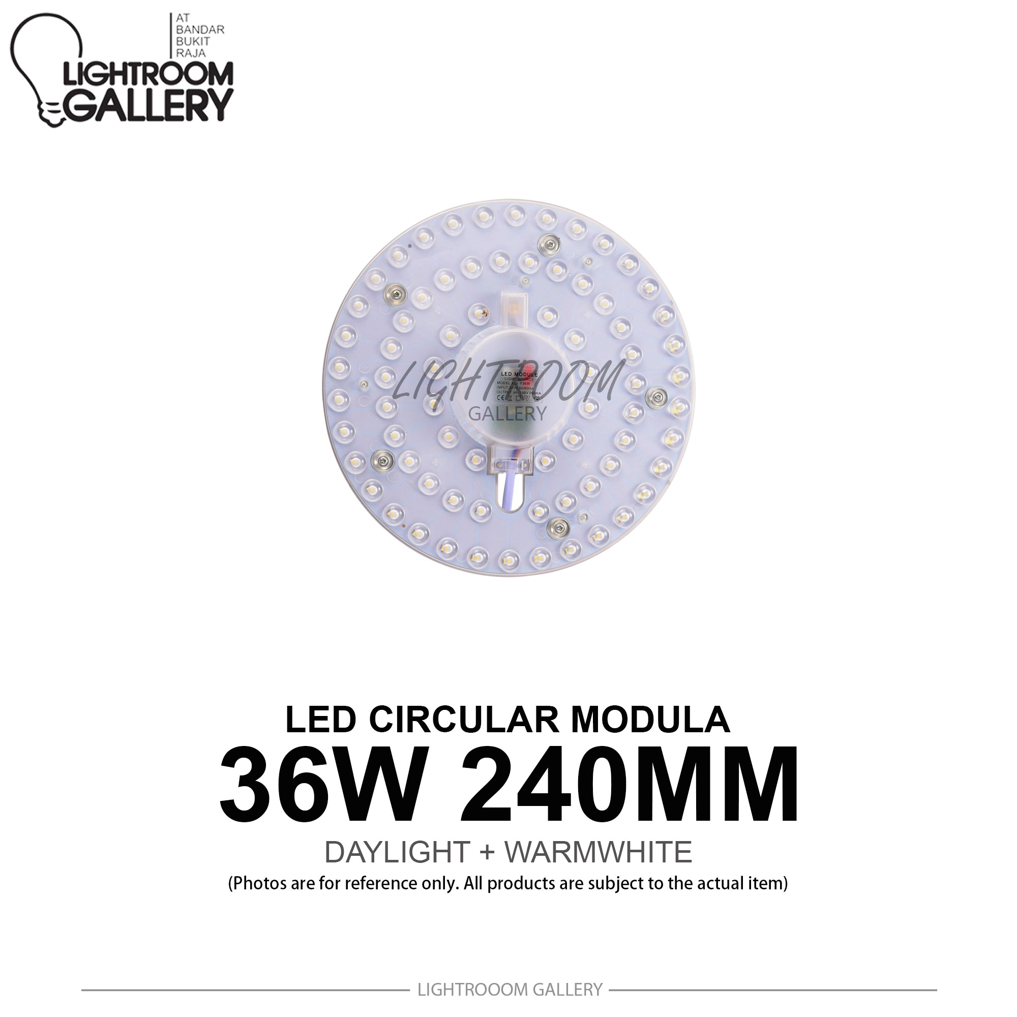 ZAYHO-Module LED Ronde 36W, 2 Panneau De Remplacement LED, Module