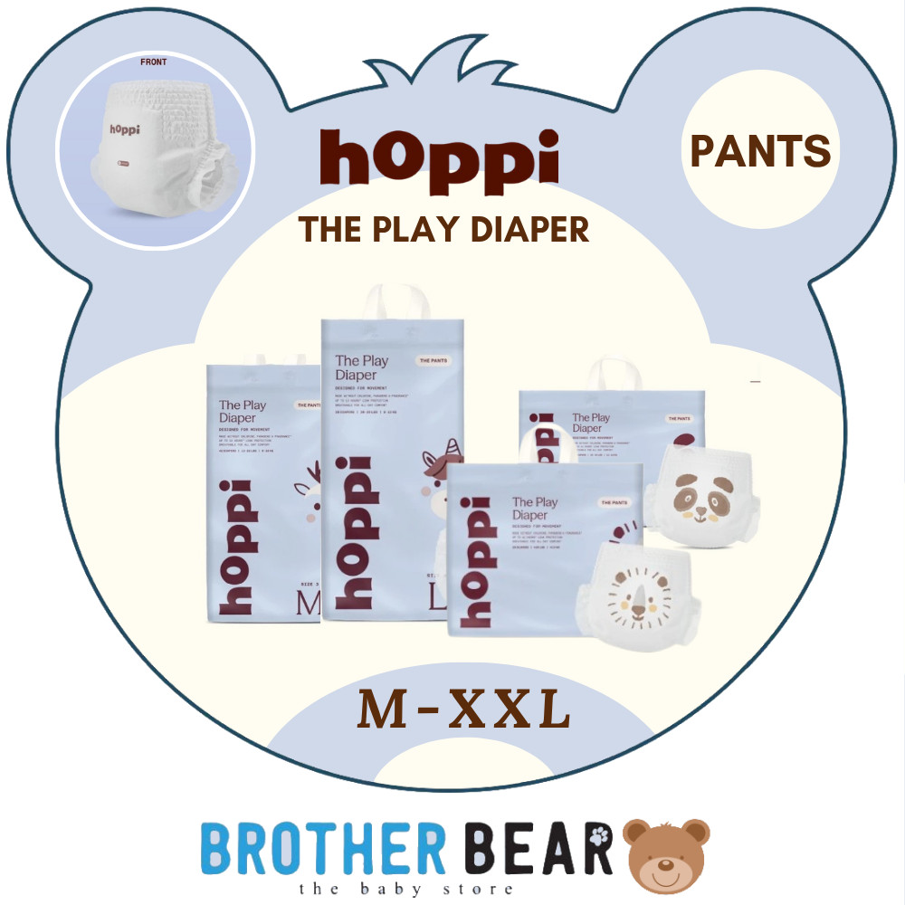 Hoppi The Play Diaper Pants (M42/L38/XL32/XXL28) x 1 Pack