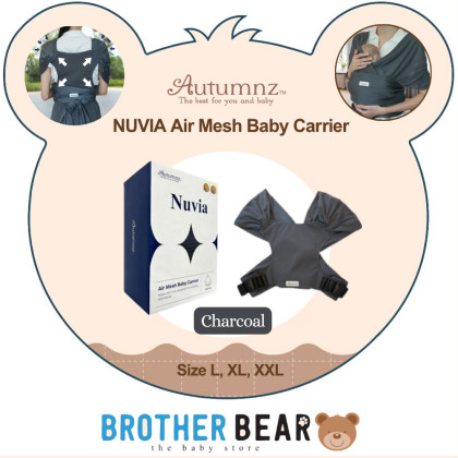 babyuru Autumnz NUVIA Air Mesh Baby Carrier - L/XL/2XL | BROTHER BEAR