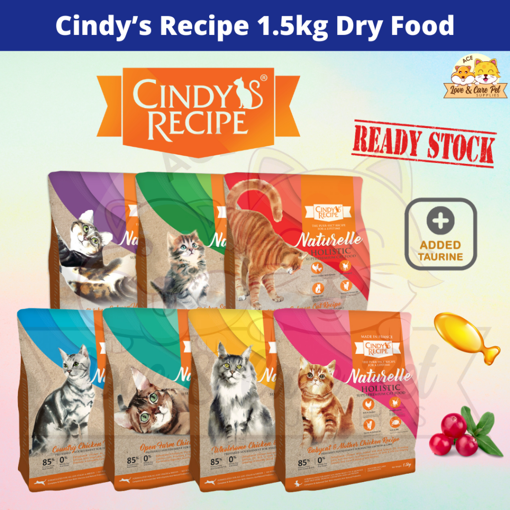 New Arrival) Cindy's Recipe Naturelle Holistic Premium Cat Food
